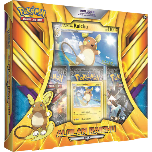 Alolan Raichu Box - Miscellaneous Cards & Products (Read Discription)